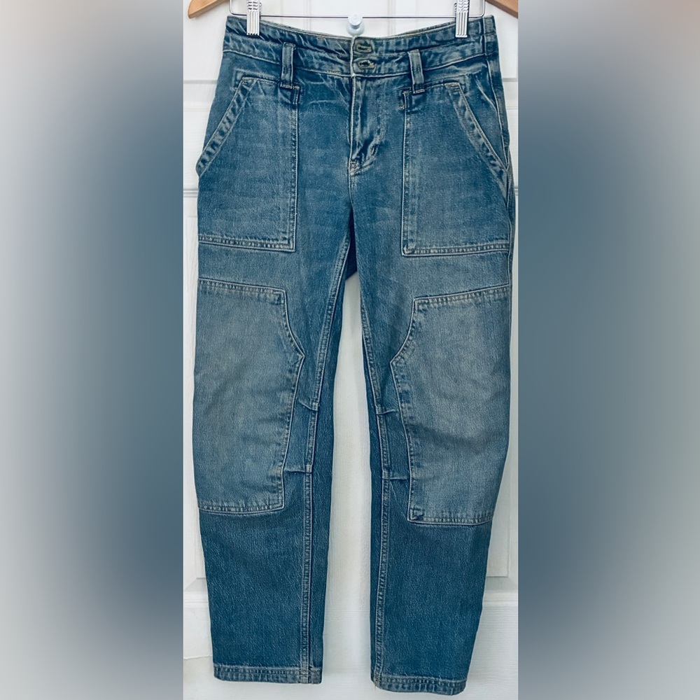 Pilcro High-Waisted Blue Jeans